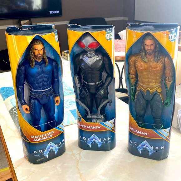 NIB DC and Warner Brothers Aquaman and The Lost Kingdom; you get all three - Picture 1 of 7